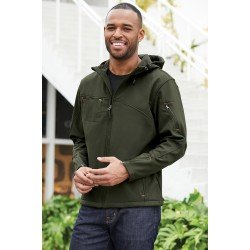 Port Authority  Textured Hooded Soft Shell Jacket. J706 Port Authority  Textured Hooded Soft Shell Jacket. J706