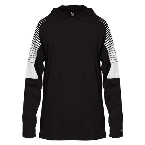 Badger 2211 - Youth Lineup Hooded Long Sleeve T-Shirt Badger 2211 - Youth Lineup Hooded Long Sleeve T-Shirt