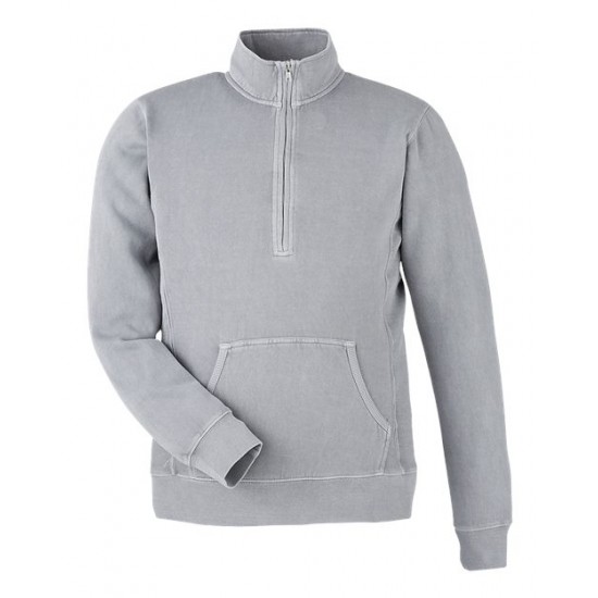 J. America 8732 - Pigment-Dyed Fleece Quarter-Zip Pullover J. America 8732 - Pigment-Dyed Fleece Quarter-Zip Pullover