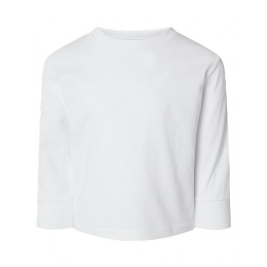 Rabbit Skins 3311 - Toddler Cotton Jersey Long Sleeve Tee Rabbit Skins 3311 - Toddler Cotton Jersey Long Sleeve Tee