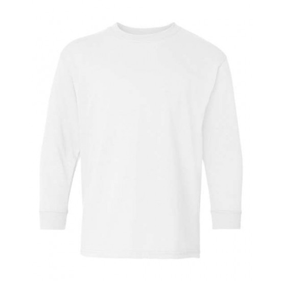 Gildan 5400B - Heavy Cotton Youth Long Sleeve T-Shirt Gildan 5400B - Heavy Cotton Youth Long Sleeve T-Shirt