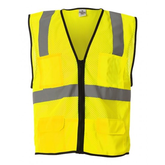 Kishigo 1191-1192 - Economy Mesh 6-Pocket Vest Kishigo 1191-1192 - Economy Mesh 6-Pocket Vest