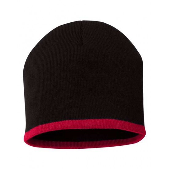 Sportsman SP09 - 8" Bottom-Striped Beanie Sportsman SP09 - 8" Bottom-Striped Beanie