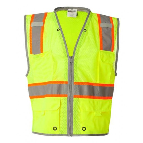 Kishigo 1510-1511 - Premium Brilliant Series Heavy-Duty Class 2 Vest Kishigo 1510-1511 - Premium Brilliant Series Heavy-Duty Class 2 Vest