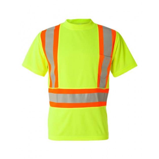 Kishigo 9120-9121 - Class 2 Flat Stitch Self-Fabric Panels T-Shirt Kishigo 9120-9121 - Class 2 Flat Stitch Self-Fabric Panels T-Shirt