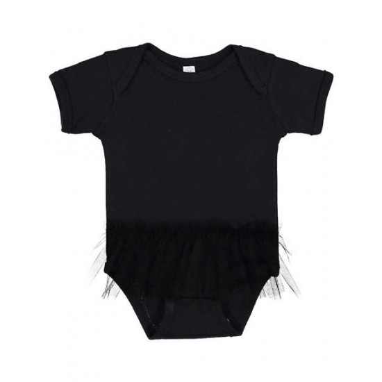 Rabbit Skins 4422 - Infant Tutu Baby Rib Bodysuit Rabbit Skins 4422 - Infant Tutu Baby Rib Bodysuit