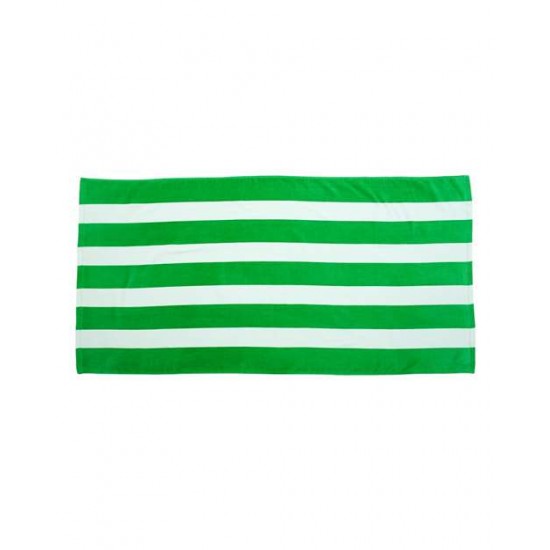 Carmel Towel Company C3060S - Cabana Stripe Velour Beach Towel Carmel Towel Company C3060S - Cabana Stripe Velour Beach Towel