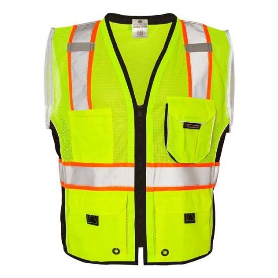 Kishigo 1513-1514 - Premium Black Series Heavy-Duty Vest Kishigo 1513-1514 - Premium Black Series Heavy-Duty Vest