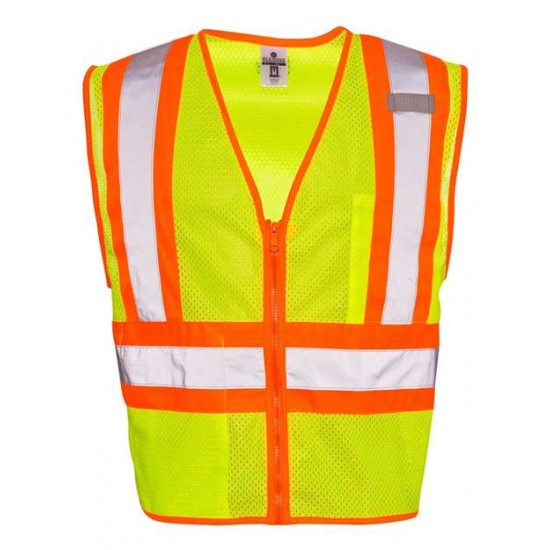 Kishigo 1055-1056 - Ultra-Cool Contrasting Mesh Vest Kishigo 1055-1056 - Ultra-Cool Contrasting Mesh Vest