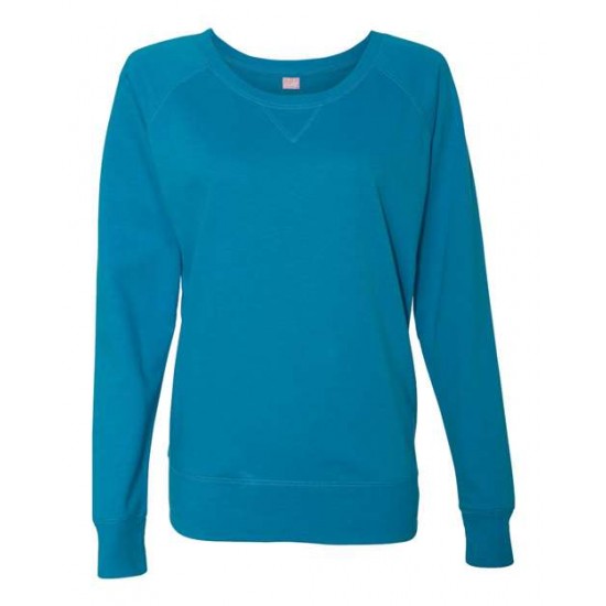 LAT 3762 - Women's Slouchy French Terry Pullover LAT 3762 - Women's Slouchy French Terry Pullover