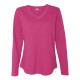 LAT 3761 - Women's V-Neck French Terry Pullover LAT 3761 - Women's V-Neck French Terry Pullover