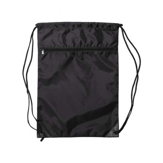 Liberty Bags 8888 - Zippered Drawstring Backpack Liberty Bags 8888 - Zippered Drawstring Backpack