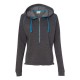 J. America 8876 - Women's Half-Zip Triblend Hooded Pullover Sweatshirt J. America 8876 - Women's Half-Zip Triblend Hooded Pullover Sweatshirt