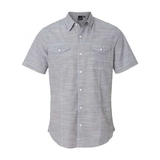 Burnside 9247 - Textured Solid Short Sleeve Shirt Burnside 9247 - Textured Solid Short Sleeve Shirt