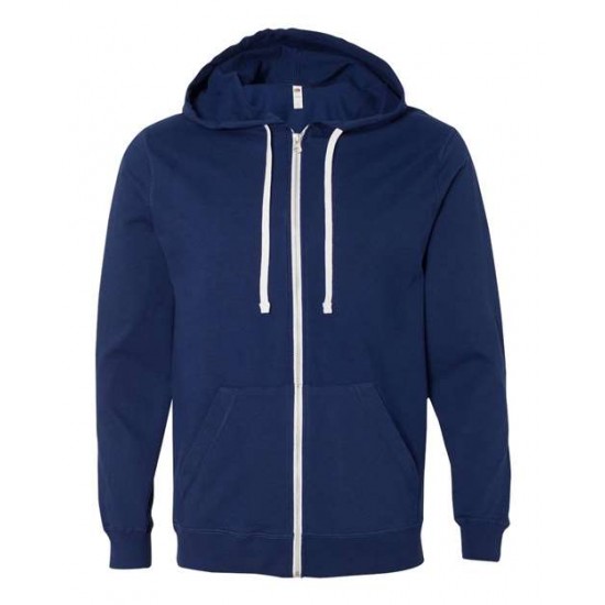Fruit of the Loom SF60R - Sofspun Full-Zip Hooded Long Sleeve T-Shirt Fruit of the Loom SF60R - Sofspun Full-Zip Hooded Long Sleeve T-Shirt