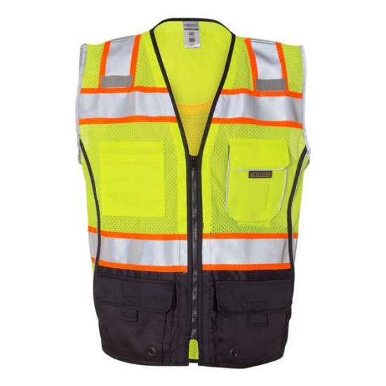 Kishigo 1515-1516 - Premium Black Series Black Bottom Class 2 Vest Kishigo 1515-1516 - Premium Black Series Black Bottom Class 2 Vest