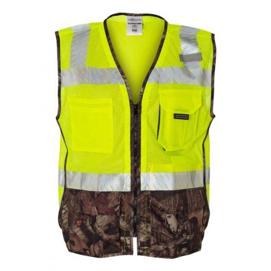 Kishigo 1523 - Premium Brilliant Series Mossy Oak Camo Class 2 Vest Kishigo 1523 - Premium Brilliant Series Mossy Oak Camo Class 2 Vest