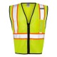 Kishigo 1527-1528 - Economy Contrasting Vest with Zippered Front Kishigo 1527-1528 - Economy Contrasting Vest with Zippered Front