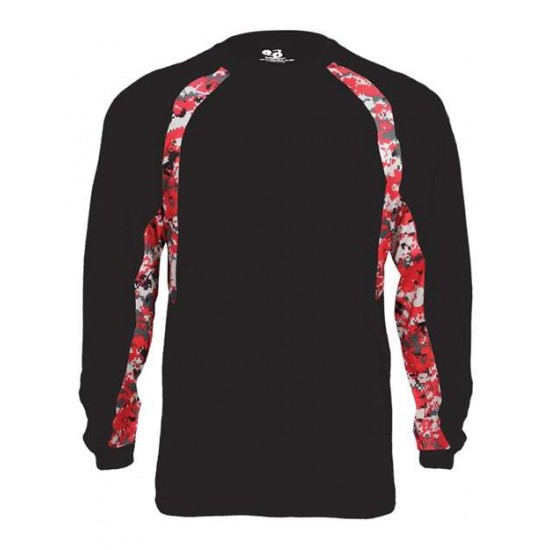 Badger 4155 - Digital Camo Hook Long Sleeve T-Shirt Badger 4155 - Digital Camo Hook Long Sleeve T-Shirt