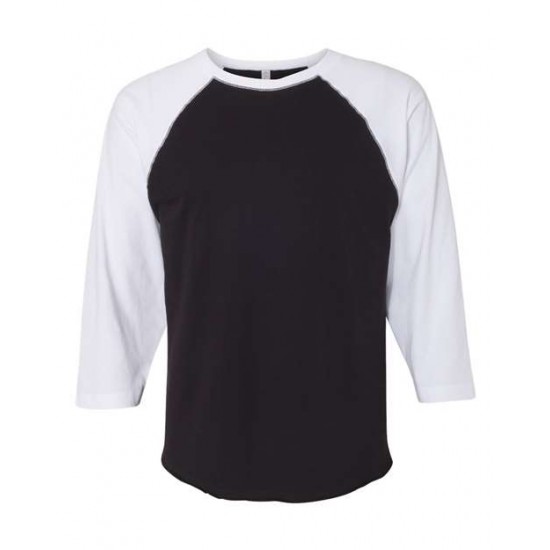LAT 6930 - Baseball Fine Jersey Three-Quarter Sleeve Tee LAT 6930 - Baseball Fine Jersey Three-Quarter Sleeve Tee