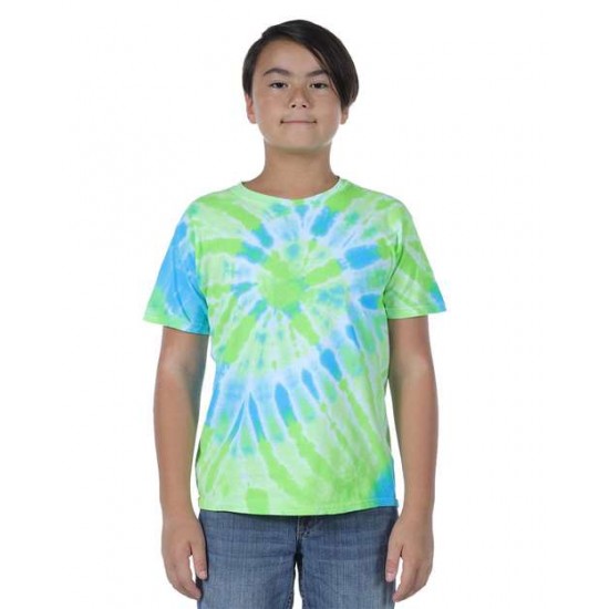 Dyenomite 20BTY - Youth Typhoon Tie-Dyed T-Shirt Dyenomite 20BTY - Youth Typhoon Tie-Dyed T-Shirt
