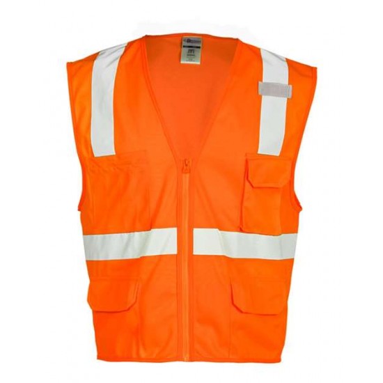 Kishigo 1291-1292 - Six Pocket Zipper Vest Kishigo 1291-1292 - Six Pocket Zipper Vest