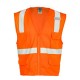Kishigo 1291-1292 - Six Pocket Zipper Vest Kishigo 1291-1292 - Six Pocket Zipper Vest