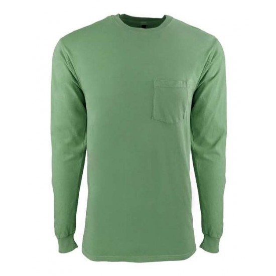 Next Level 7451 - Inspired Dye Long Sleeve Pocket Crew Next Level 7451 - Inspired Dye Long Sleeve Pocket Crew