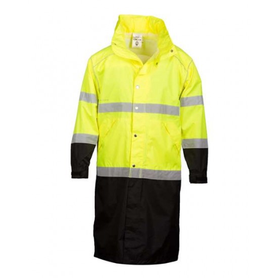 Kishigo RWJ108-109 - Premium Brilliant Series Long Rain Coat Kishigo RWJ108-109 - Premium Brilliant Series Long Rain Coat