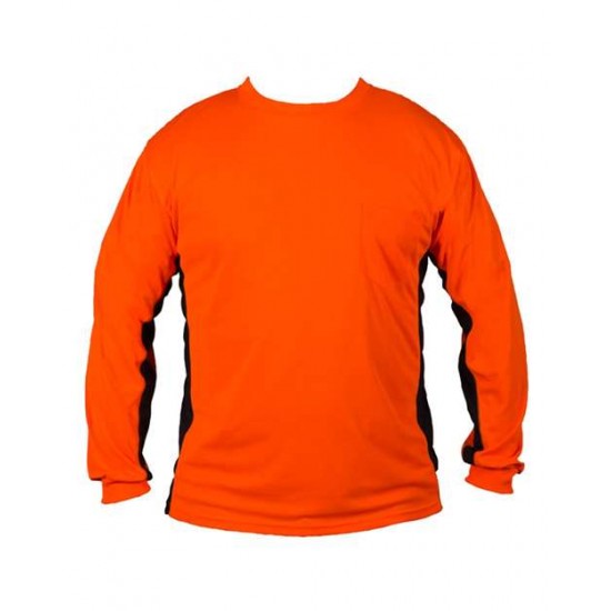 Kishigo 9203 - Premium Black Series Long Sleeve Hi-Viz T-Shirt Kishigo 9203 - Premium Black Series Long Sleeve Hi-Viz T-Shirt
