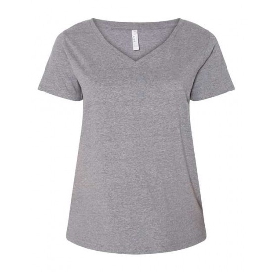 LAT 3807 - Curvy Collection Women's Premium Jersey V-Neck Tee LAT 3807 - Curvy Collection Women's Premium Jersey V-Neck Tee