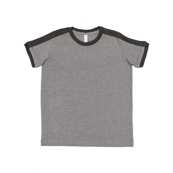 LAT 6132 - Youth Retro Ringer Fine Jersey Tee LAT 6132 - Youth Retro Ringer Fine Jersey Tee