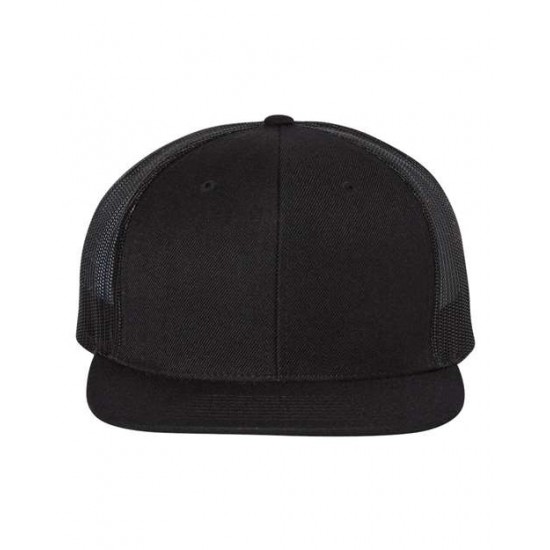 Richardson 511 - Wool Blend Flat Bill Trucker Cap Richardson 511 - Wool Blend Flat Bill Trucker Cap
