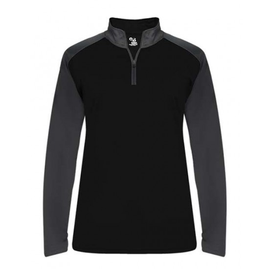 Badger 4008 - Ultimate SoftLock Women's Sport Quarter-Zip Pullover Badger 4008 - Ultimate SoftLock Women's Sport Quarter-Zip Pullover