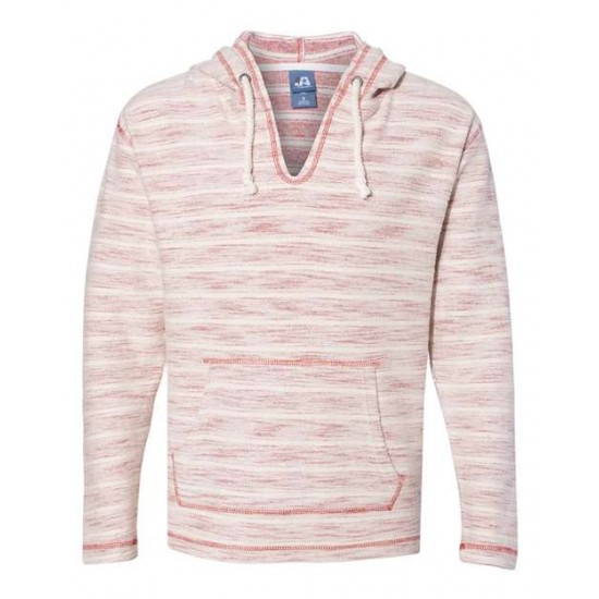 J. America 8692 - Baja French Terry V-Neck Hooded Pullover J. America 8692 - Baja French Terry V-Neck Hooded Pullover