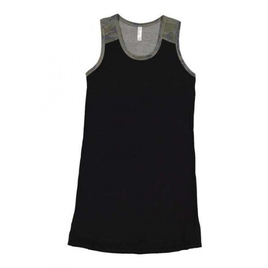 LAT 3523 - Women's Fine Jersey Racerback Tank Dress LAT 3523 - Women's Fine Jersey Racerback Tank Dress