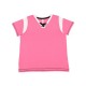 LAT 3833 - Women's Curvy Lace Up Fine Jersey Tee LAT 3833 - Women's Curvy Lace Up Fine Jersey Tee