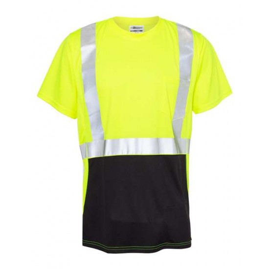 Kishigo 9162 - Black Bottom Class 2 T-Shirt Kishigo 9162 - Black Bottom Class 2 T-Shirt