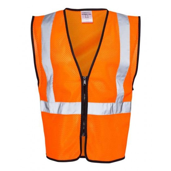 Kishigo 1547-1548 - Zippered Mesh Economy Class 2 Vest Kishigo 1547-1548 - Zippered Mesh Economy Class 2 Vest