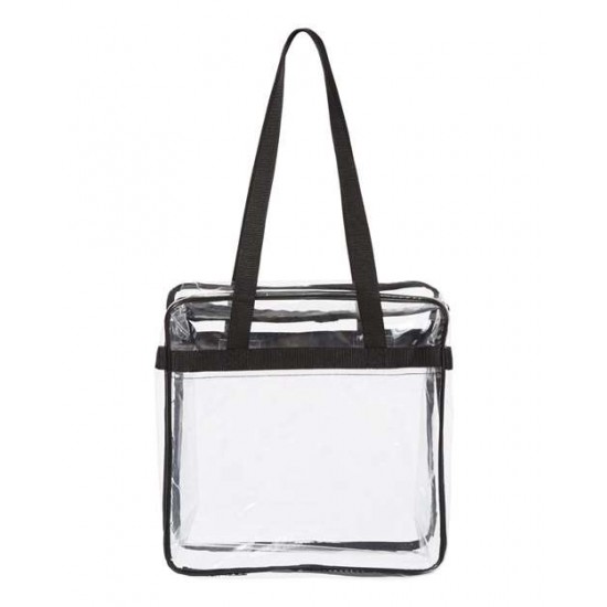OAD OAD5005 - OAD Clear Tote with Zippered Top OAD OAD5005 - OAD Clear Tote with Zippered Top