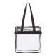 OAD OAD5005 - OAD Clear Tote with Zippered Top OAD OAD5005 - OAD Clear Tote with Zippered Top