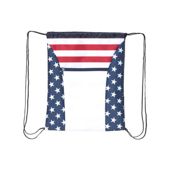 OAD OAD5050 - Americana Drawstring Bag OAD OAD5050 - Americana Drawstring Bag