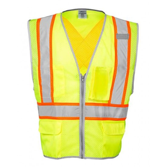 Kishigo 1576-1577 - Premium Brilliant Series X Back Dual Compliant Vest Kishigo 1576-1577 - Premium Brilliant Series X Back Dual Compliant Vest