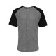 Badger 4950 - Triblend Full Button T-Shirt Badger 4950 - Triblend Full Button T-Shirt