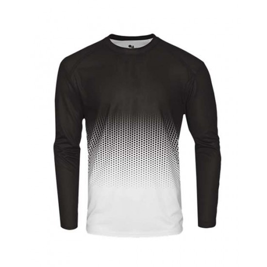 Badger 2224 - Youth Hex 2.0 Long Sleeve T-Shirt Badger 2224 - Youth Hex 2.0 Long Sleeve T-Shirt