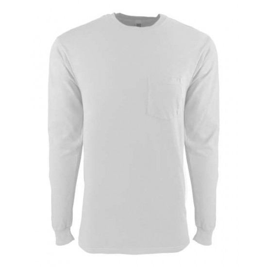 Next Level 7451S - Power Long Sleeve Pocket Crew Next Level 7451S - Power Long Sleeve Pocket Crew