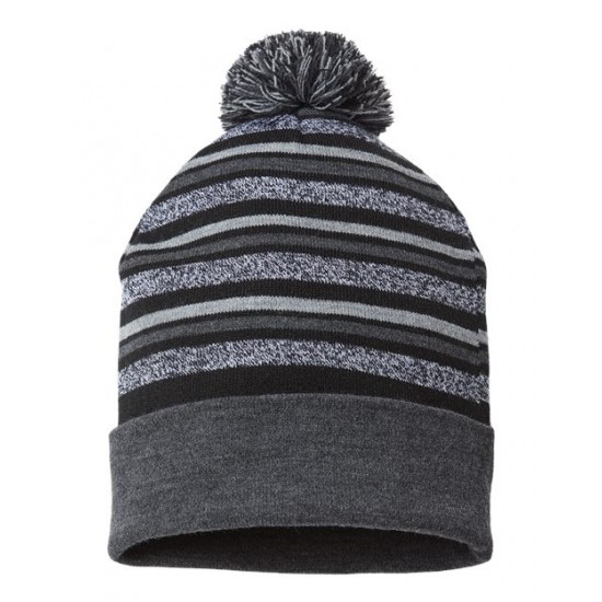 CAP AMERICA RKL12 - USA-Made Striped Beanie CAP AMERICA RKL12 - USA-Made Striped Beanie