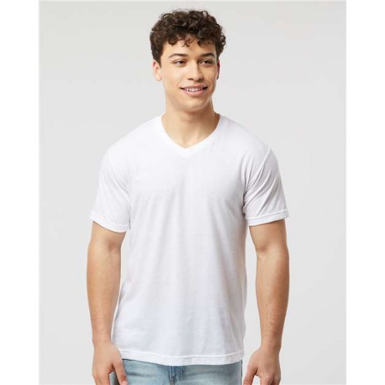Tultex 207 - Unisex Poly-Rich V-Neck T-Shirt Tultex 207 - Unisex Poly-Rich V-Neck T-Shirt