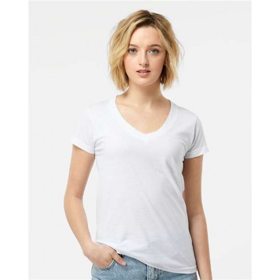 Tultex 214 - Women's Fine Jersey V-Neck T-Shirt Tultex 214 - Women's Fine Jersey V-Neck T-Shirt