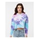 Colortone 8333 - Women's Tie-Dyed Crop Hooded Sweatshirt Colortone 8333 - Women's Tie-Dyed Crop Hooded Sweatshirt